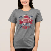 Dag van de Arbeid Tri-Blend Shirt (Voorkant)