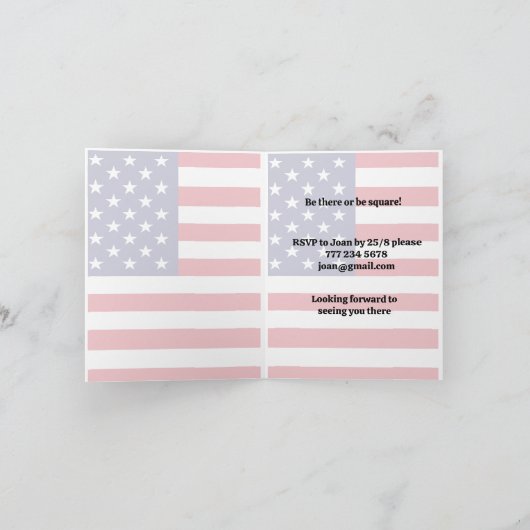 Dag van de Arbeid uitnodiging voor BBQ (bewerkbaar (Binnen)