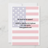 Dag van de Arbeid uitnodiging voor BBQ (bewerkbaar (Achterkant)