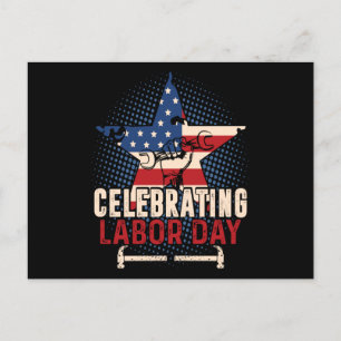 Dag van de arbeid vieren briefkaart