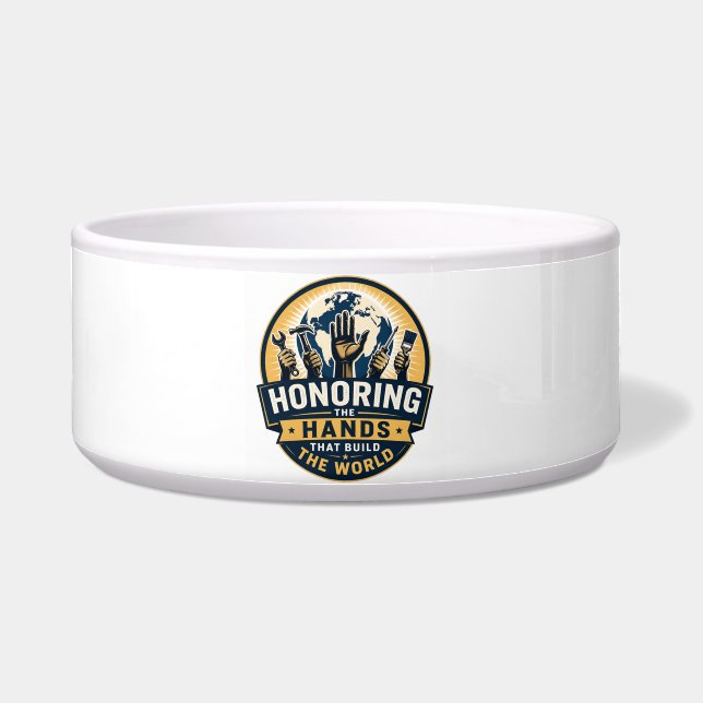 Dag van de Arbeid  Voerbakje (Voorkant)