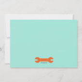 Dag van de Arbeid Wrench uitnodiging (Achterkant)