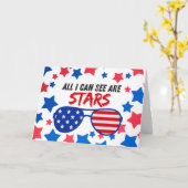 Dag van de Arbeid Zien Sterren Patriottische Zonne Kaart (Gele Bloem)