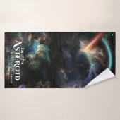 Dag van de Asteroïde SciFi Fractal Art Badhanddoek (Badhanddoek)