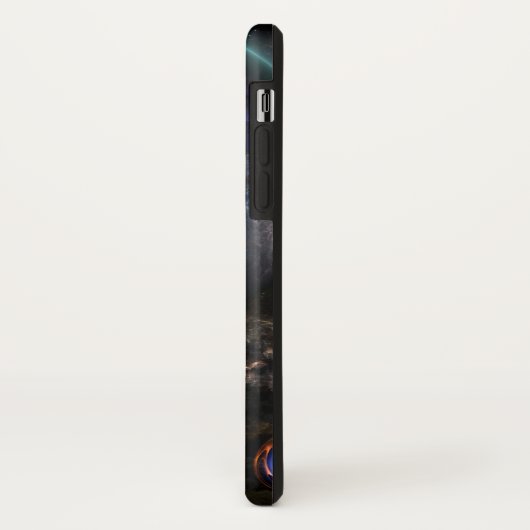 Dag van de Asteroïde SciFi Fractal Art Case-Mate iPhone Case (Achterkant/links)