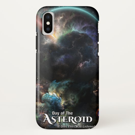 Dag van de Asteroïde SciFi Fractal Art Case-Mate iPhone Case (Achterkant)