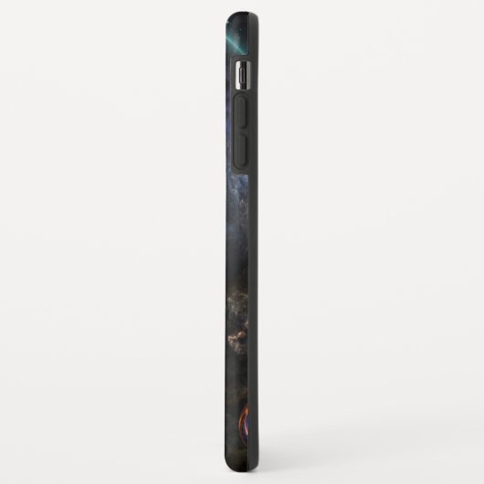 Dag van de Asteroïde SciFi Fractal Art Case-Mate iPhone Case (Achterkant/links)