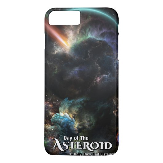 Dag van de Asteroïde SciFi Fractal Art Case-Mate iPhone Case (Achterkant)