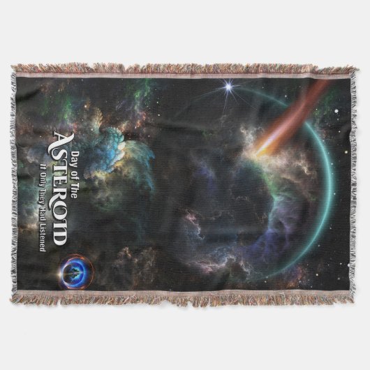 Dag van de Asteroïde SciFi Fractal Art Deken (Voorkant)