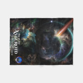 Dag van de Asteroïde SciFi Fractal Art Fleece Deken (Voorkant (Horizontaal))