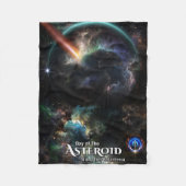 Dag van de Asteroïde SciFi Fractal Art Fleece Deken (Voorkant)