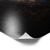 Dag van de Asteroïde SciFi Fractal Art Foto Afdruk (Hoek)