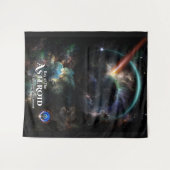 Dag van de Asteroïde SciFi Fractal Art Wandkleed (Voorkant (horizontaal))