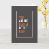Dag van de baas, beste van het beste kaart (Gele Bloem)