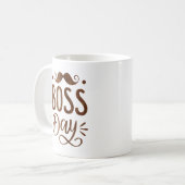 dag van de baas koffiemok (Voorkant links)