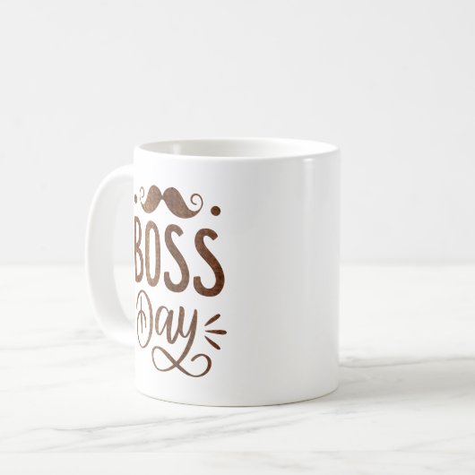 dag van de baas koffiemok (Voorkant links)