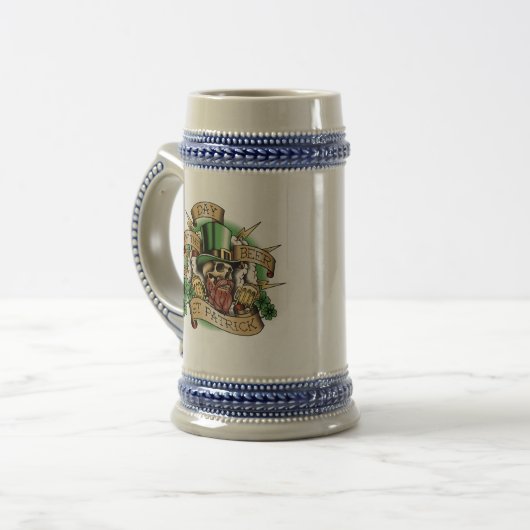 Dag van de Bier St Patrick Bierpul (Voorkant links)