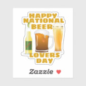 Dag van de bierliefhebbers sticker (Vel)