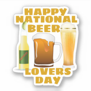 Dag van de bierliefhebbers sticker