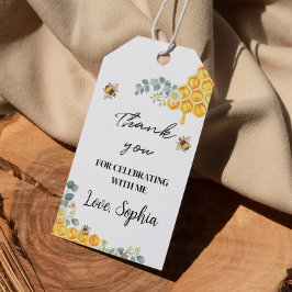 Dag van de bijen Dank u Label Baby shower van de v Cadeaulabel