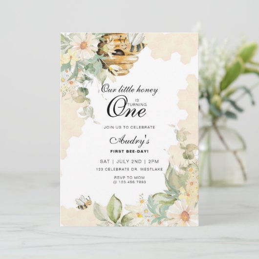 Dag van de bijen, Eerste Dag van de Dag van de Woe Kaart (Staand voorkant)