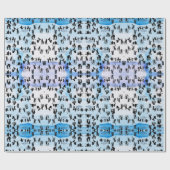 Dag van de Blauwe Schaduwvaders Cadeaupapier (Vlak)