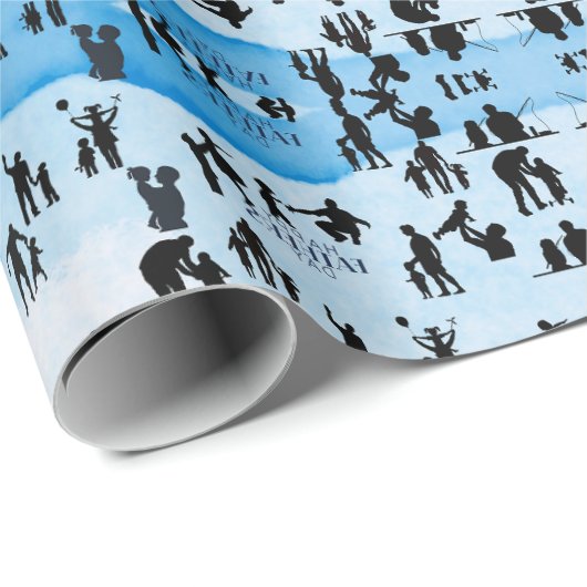 Dag van de Blauwe Schaduwvaders Cadeaupapier