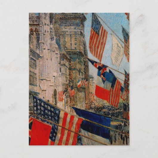 Dag van de bondgenoten, mei 1917 briefkaart (Voorkant)