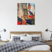 Dag van de bondgenoten, mei 1917 canvas afdruk (Insitu (Slaapkamer))