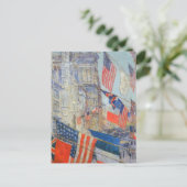 Dag van de bondgenoten, mei 1917, Childe Hassam,   Briefkaart (Staand voorkant)