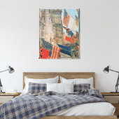 Dag van de bondgenoten, mei 1917, Childe Hassam,   Canvas Afdruk (Insitu (Slaapkamer))