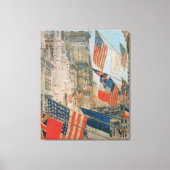 Dag van de bondgenoten, mei 1917, Childe Hassam,   Canvas Afdruk (Voorkant)