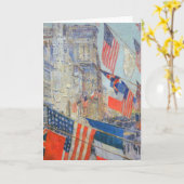 Dag van de bondgenoten, mei 1917, Childe Hassam, Kaart (Gele Bloem)