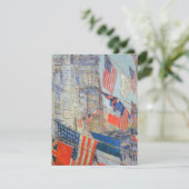 Dag van de bondgenoten, mei 1917, Childe Hassam, Kaart (Staand voorkant)