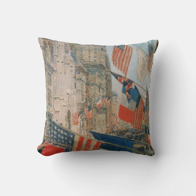 Dag van de bondgenoten, mei 1917, Childe Hassam,   Kussen (Voorkant)