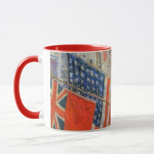 Dag van de bondgenoten, mei 1917, Childe Hassam,   Mok (Links)