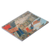 Dag van de bondgenoten, mei 1917, Childe Hassam,   Notitieboek (Linkerzijde)