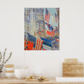 Dag van de bondgenoten, mei 1917, Childe Hassam,   Poster (Keuken)