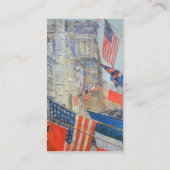 Dag van de bondgenoten, mei 1917, door Frederick C Visitekaartje (Achterkant)