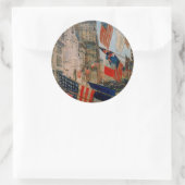 Dag van de bondgenoten, mei 1917 ronde sticker (Tas)