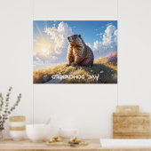 DAG VAN DE BOSMARMOT POSTER (Keuken)