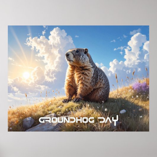 DAG VAN DE BOSMARMOT POSTER (Voorkant)
