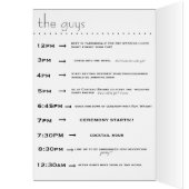 DAG van de bruiloft (tijdlijn) (Binnen (Links))