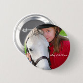 Dag van de Button van de paarden (Voorkant /achterkant)