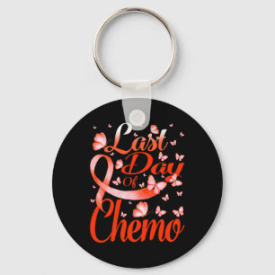 Dag van de Chemo Leukemie Awareness Butterfly Sleutelhanger