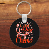 Dag van de Chemo Leukemie Awareness Butterfly Sleutelhanger (Voorkant)