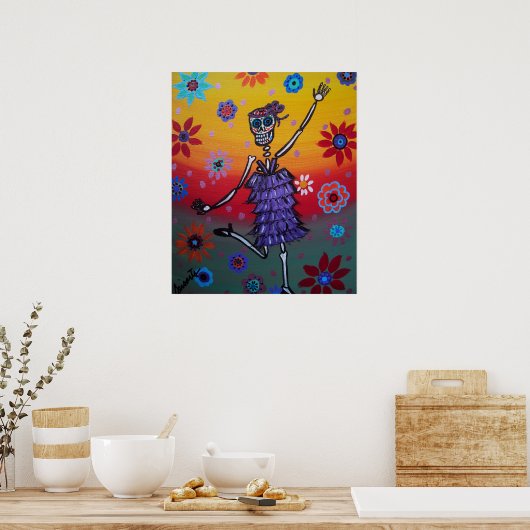 Dag van de Dansende Koningin Poster (Keuken)