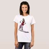 Dag van de Dead Bike Chic T-shirt (Voorkant volledig)