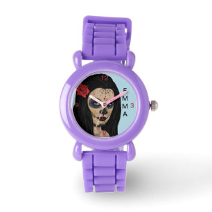 Dag van de Dead Girls Watch Horloge