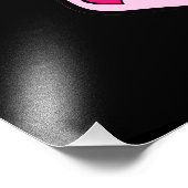 Dag van de Dead Sugar Skull Roze Foto Afdruk (Hoek)